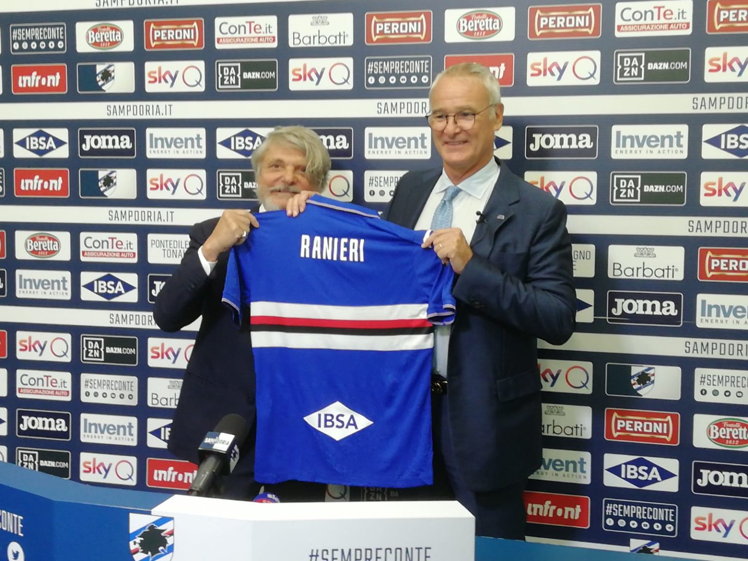 sampdoria ferrero ranieri manzoni