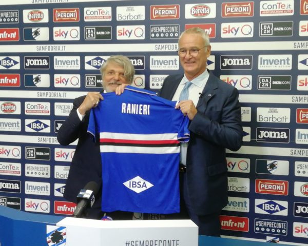Sampdoria Ferrero Ranieri Manzoni
