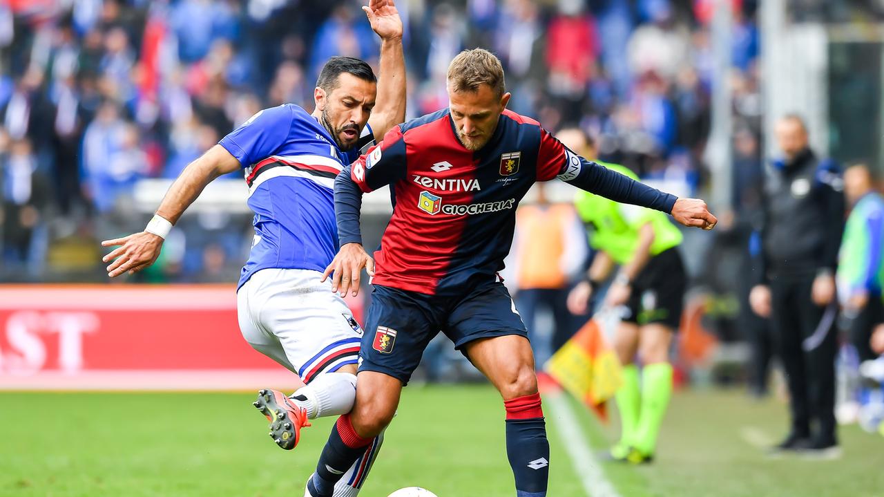 Sampdoria Playout Derby Salvezza Quagliarella Criscito