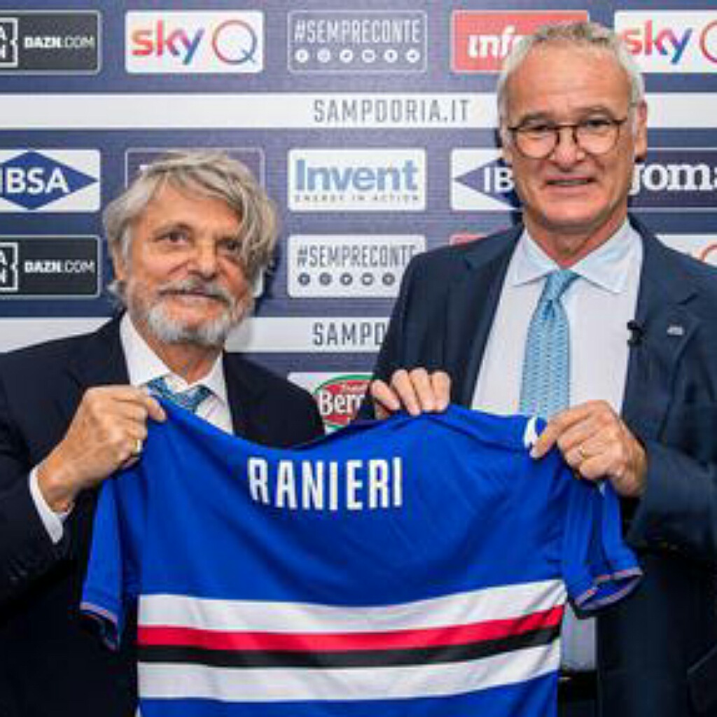 Panchina Sampdoria Ferrero Ranieri