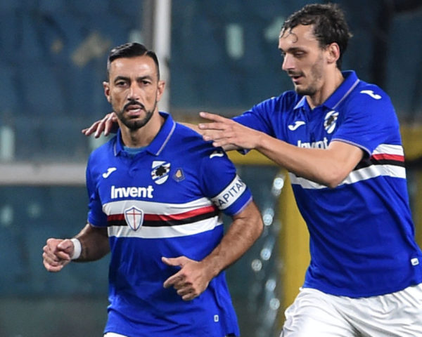 OK Getty Quagliarella Gabbiadini Sampdoria Udinese Formazioni
