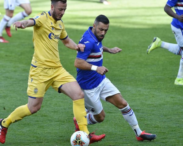 Sampdoria Verona Quagliarella Porte Chiuse