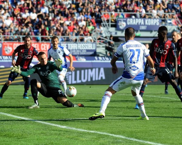 Skorupski Fidanzata Aggredita Sampdoria Bologna