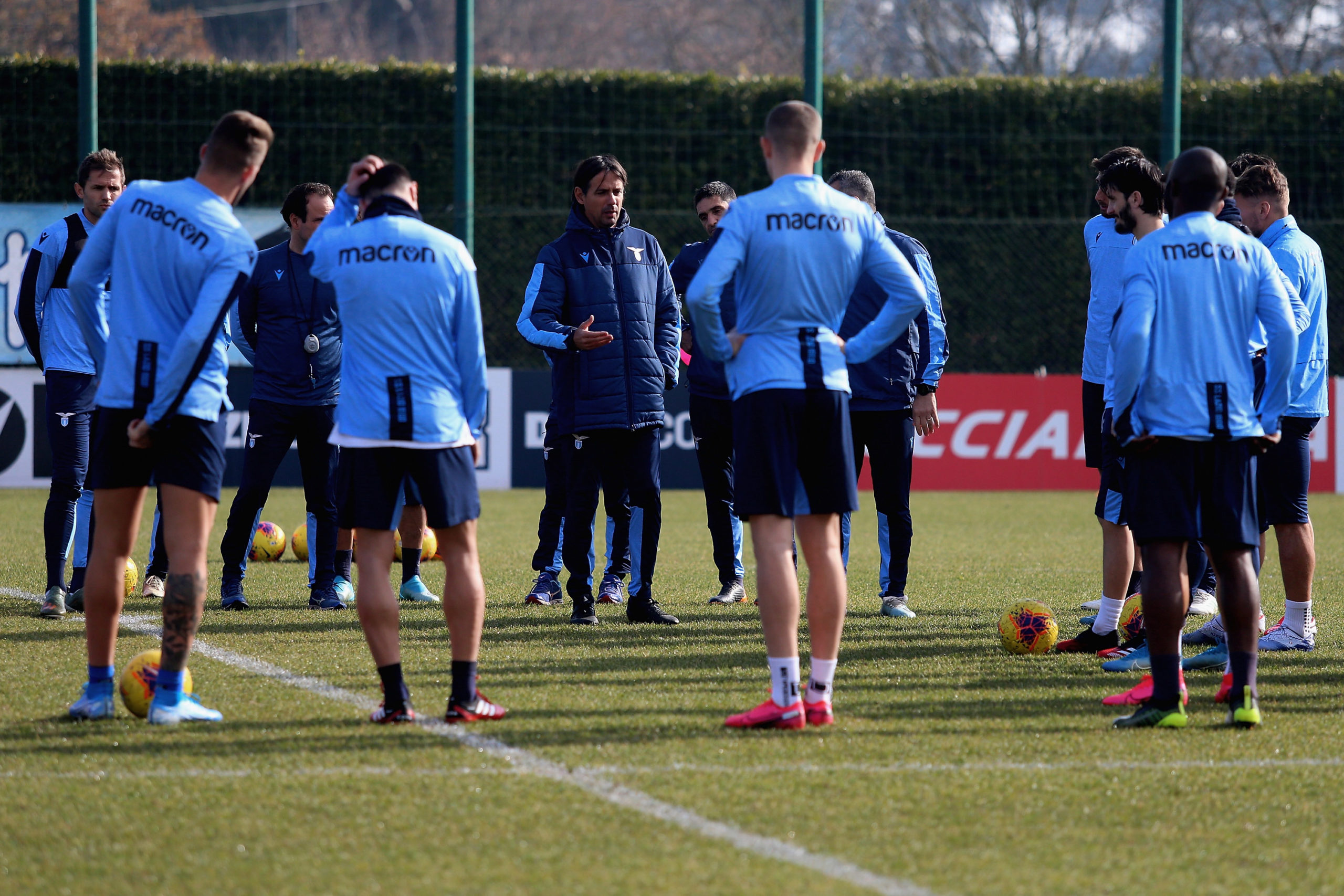 lazio allenamenti partitelle formello