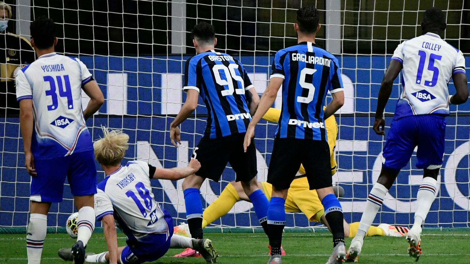 pagelle inter sampdoria