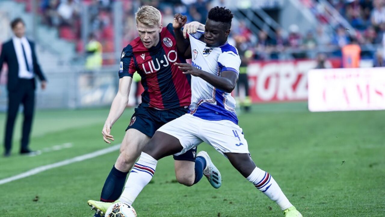 sampdoria bologna formazioni
