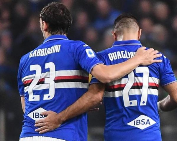 Gabbiadini Ranieri Quagliarella Udinese Sampdoria Milan