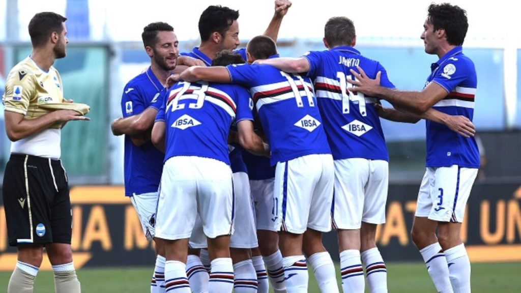 sampdoria serie a ripresa classifica post-covid