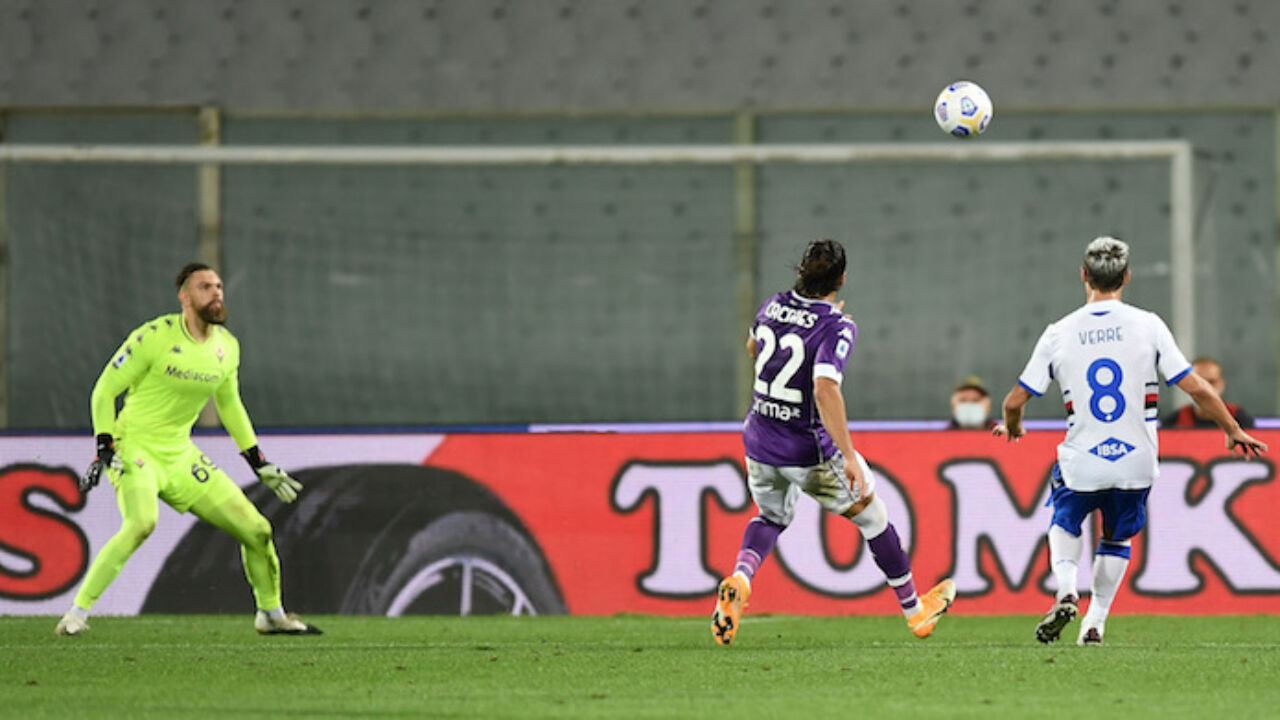 SerieA gol coronavirus verre sampdoria fiorentina