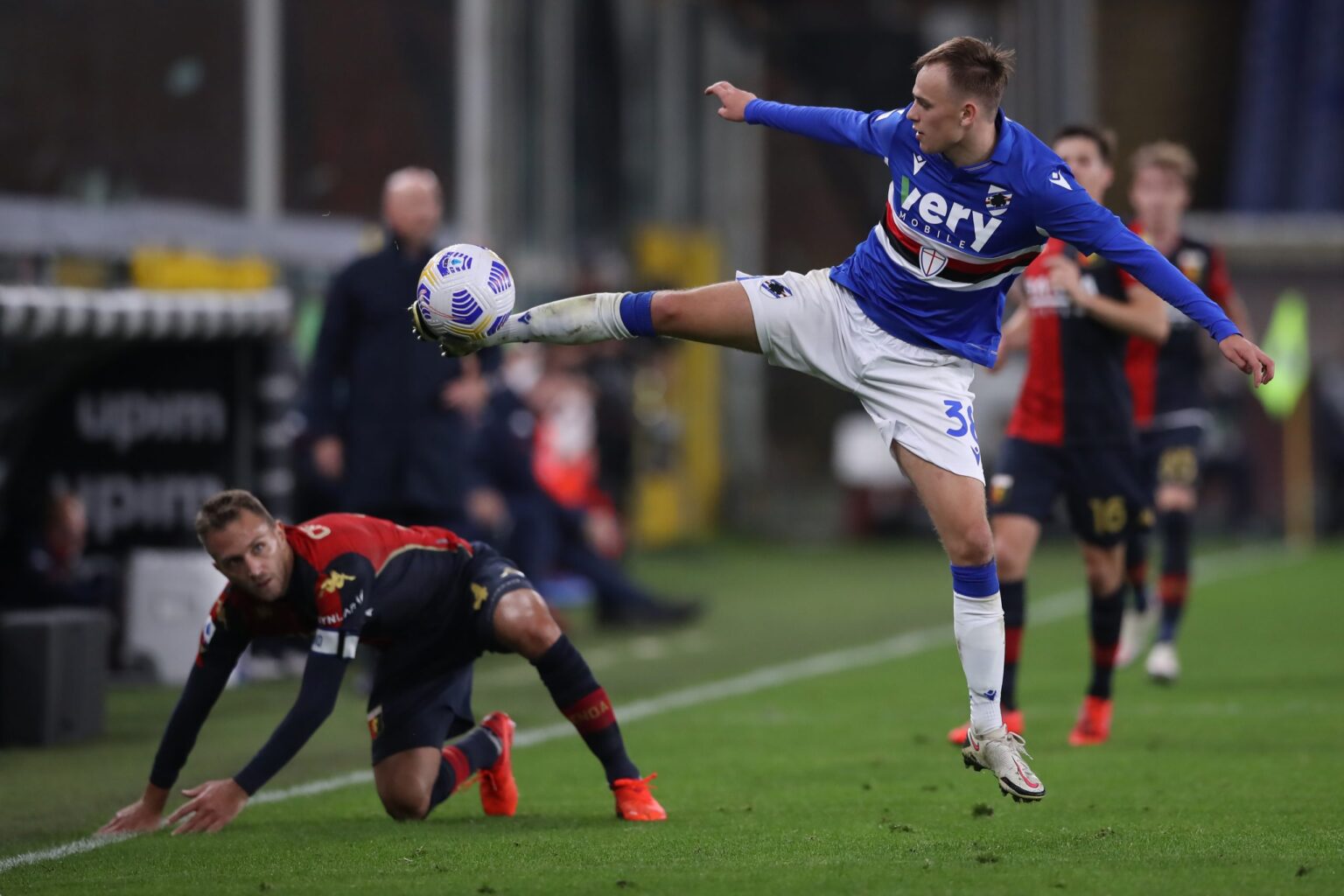OK damsgaard record sampdoria genoa coppa italia