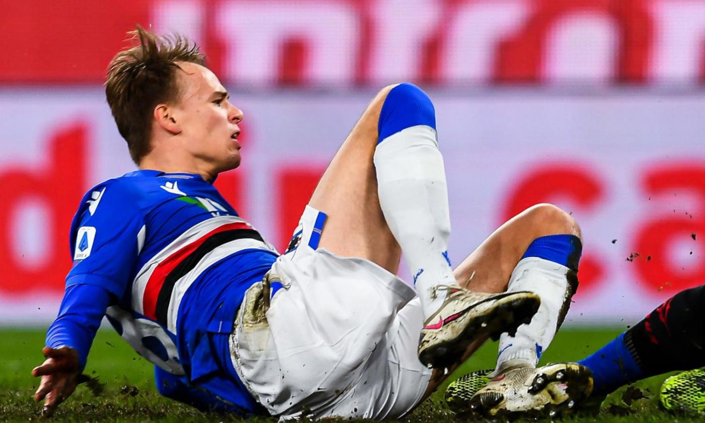 Sampdoria, quanto vale adesso Mikkel Damsgaard?