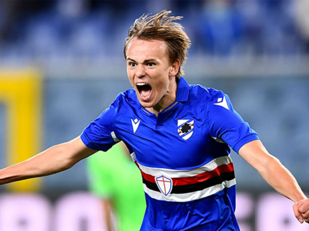 calciomercato sampdoria damsgaard brentford