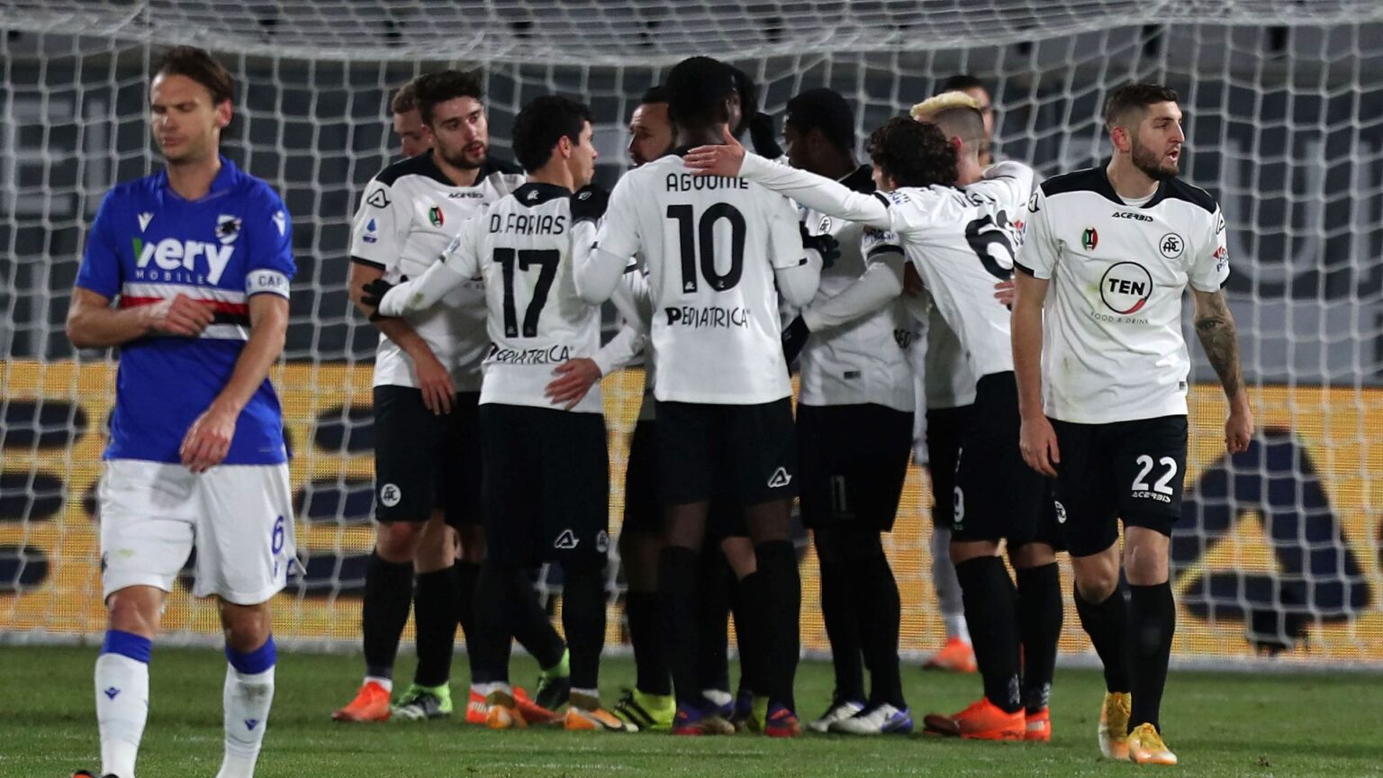 spezia Serie A Sampdoria amichevole