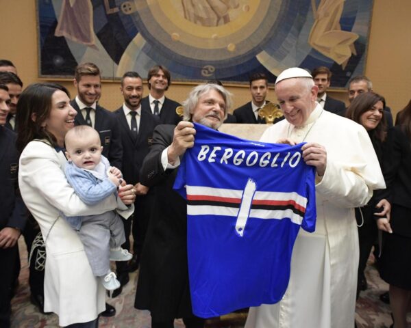 Sampdoria, Papa Francesco