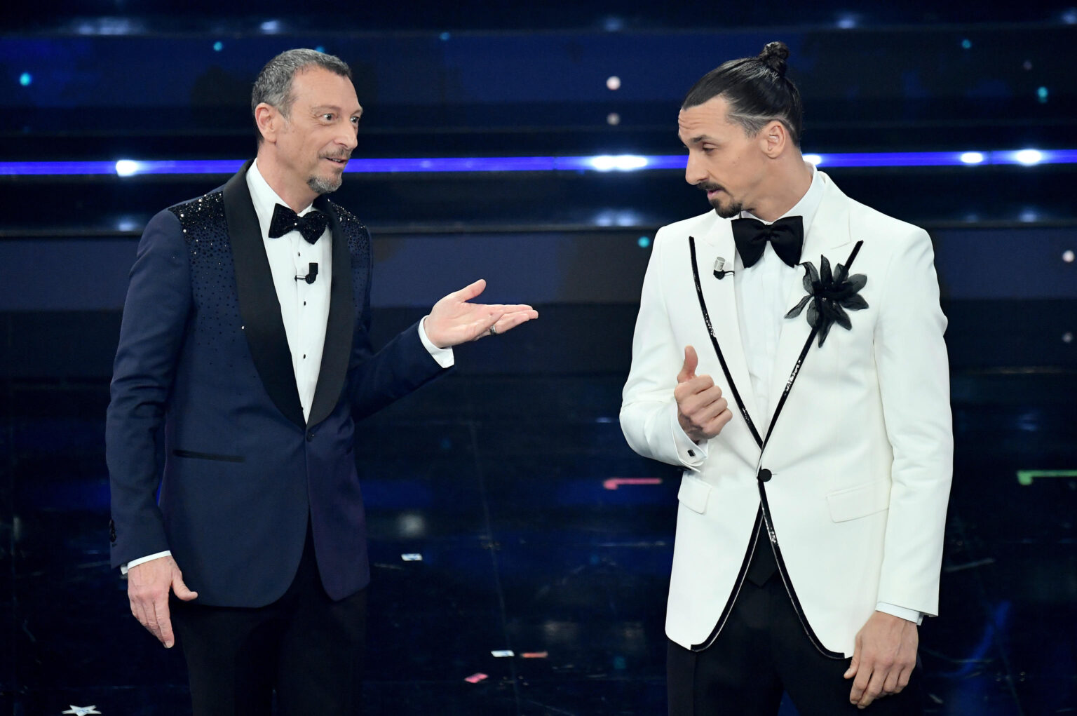 amadeus ibrahimovic sanremo conte