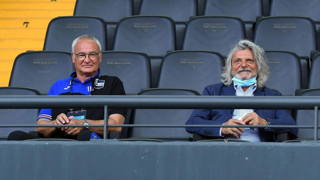 ranieri ferrero sampdoria Feerero a Milano vede Stankovic