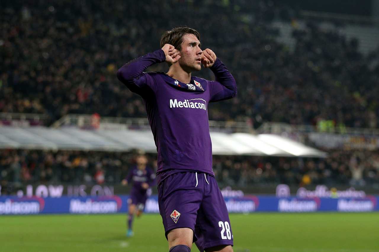 Calciomercato Milan Vlahovic Fiorentina