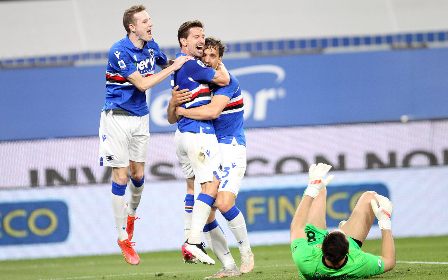 Sampdoria calendario ritorno ultime tre gare per il nono posto