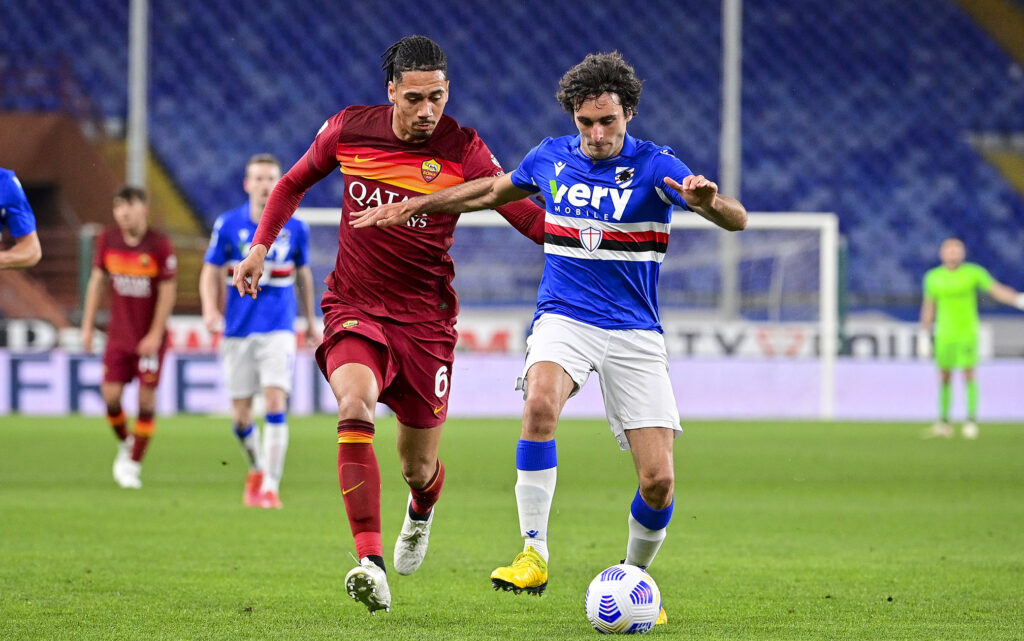 sampdoria roma tommaso augello