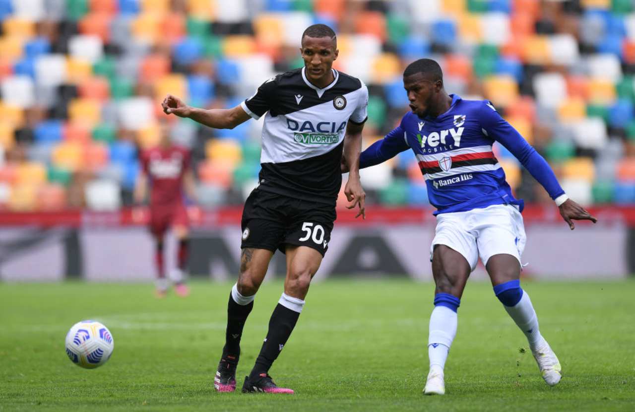 pagelle udinese sampdoria