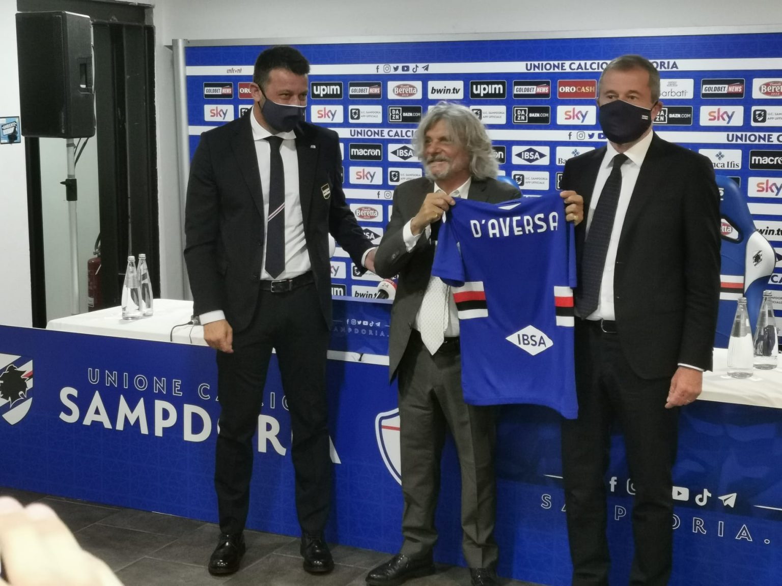Sampdoria Ferrero D'Aversa Osti 1