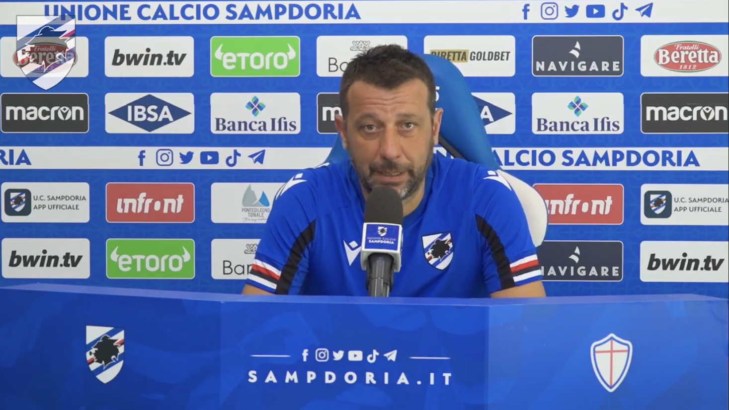Sampdoria Alessandria D'aversa Chabot Murillo