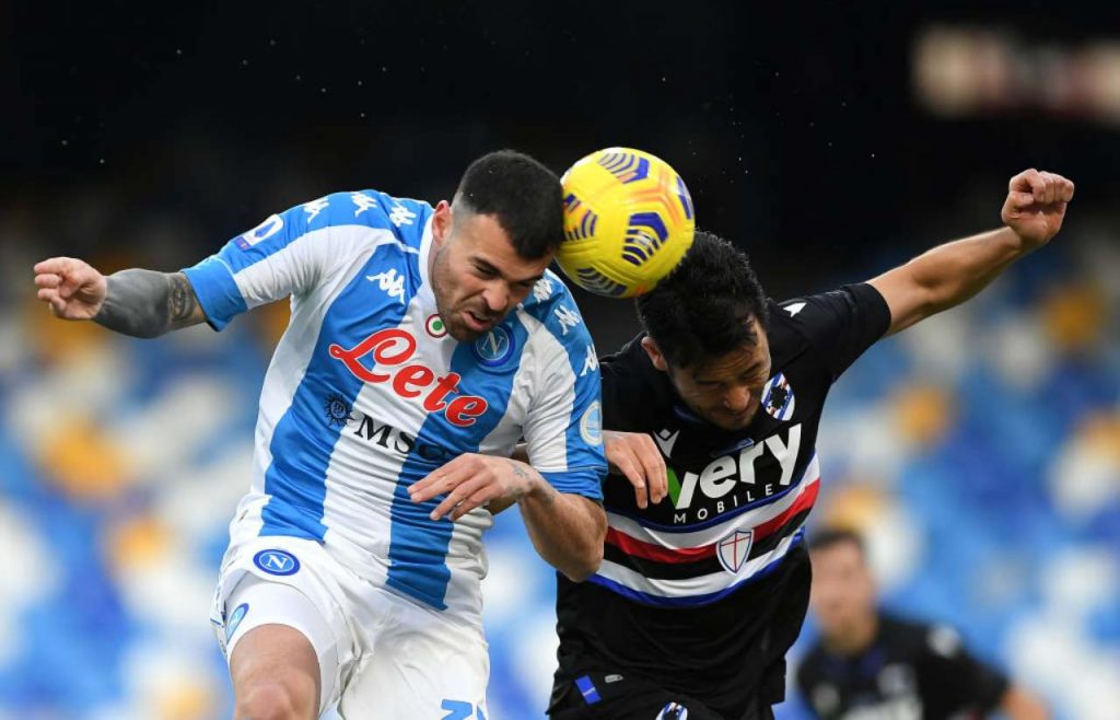 calciomercato sampdoria petagna napoli