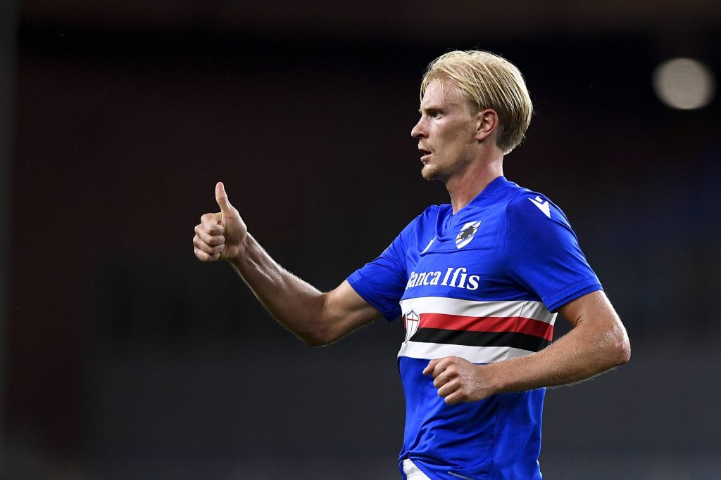 sampdoria Thorsby calciomercato Giampaolo Juventus