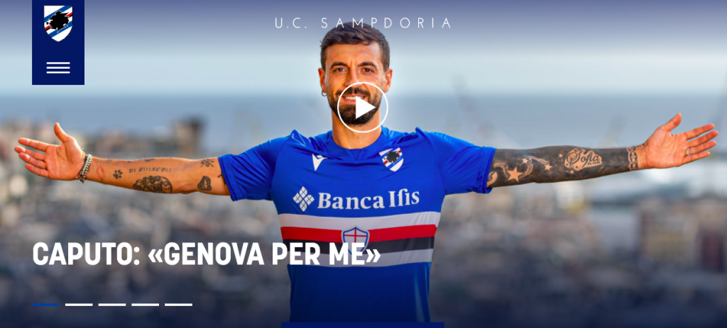 Sampdoria Francesco Caputo