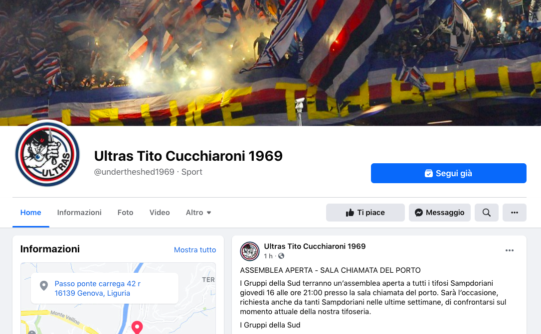 Sampdoria Ultras Tito Assemblea