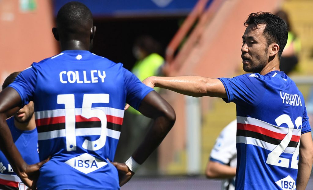 dazn sampdoria Yoshida colley calciomercato