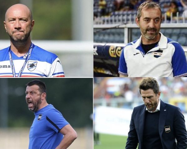 Sampdoria D'aversa Zenga Giampaolo Di Francesco