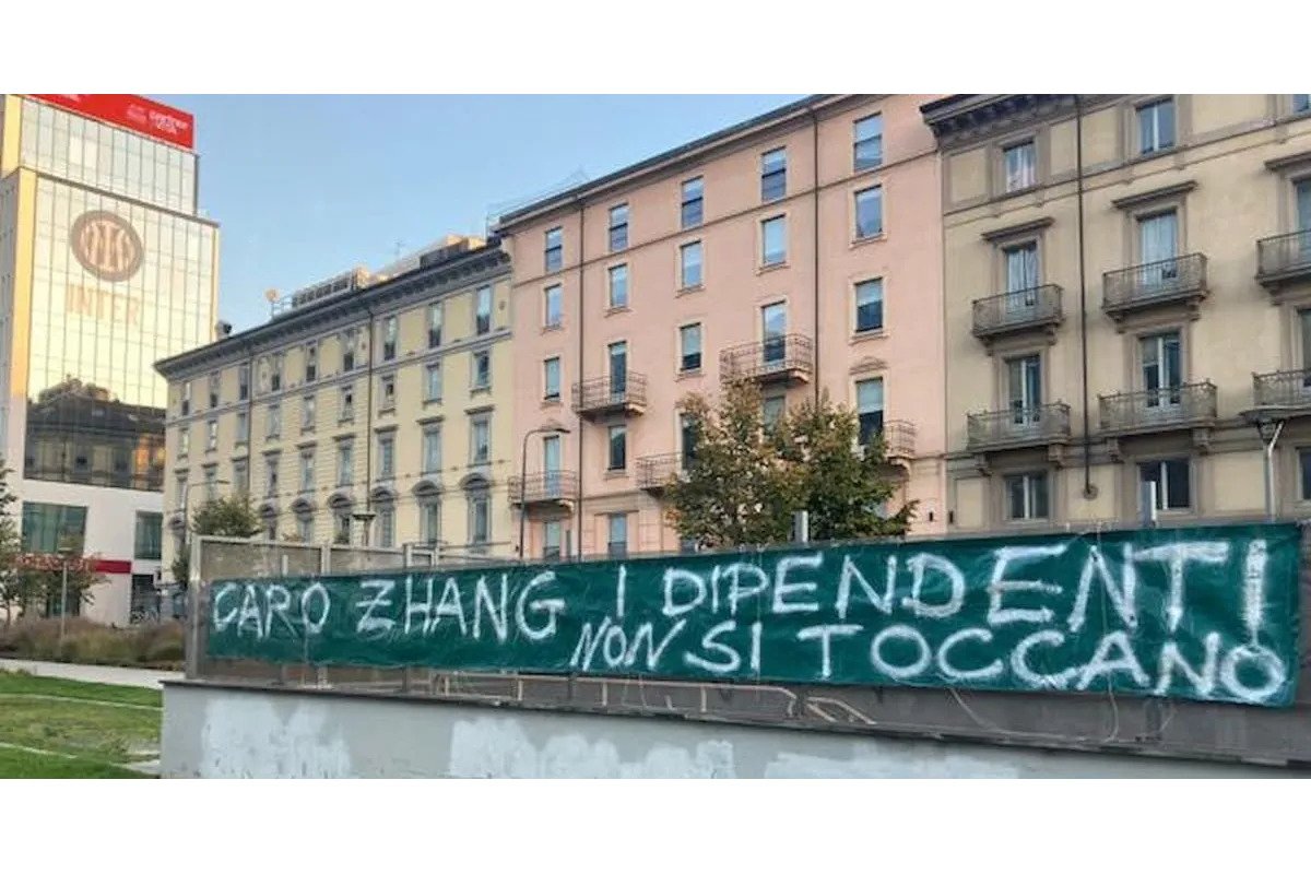 inter zhang curva nord cgil magazzinieri