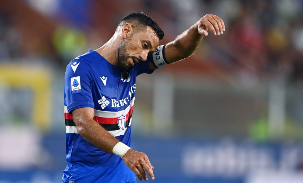 Sampdoria Genoa capitano Quagliarella