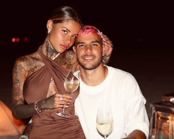 Theo Hernandez Zoe Cristofoli