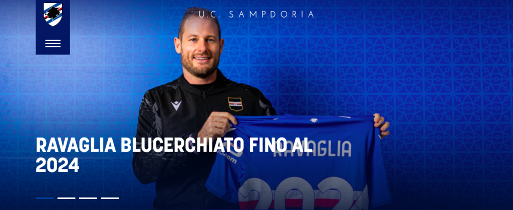rinnovo sampdoria ravaglia