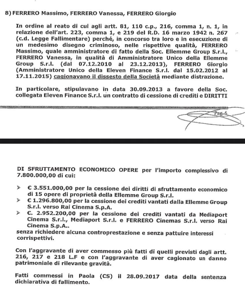 sorace concordati eleven finance farvem