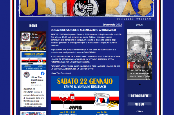 Sampdoria Ultras Tito Giampaolo