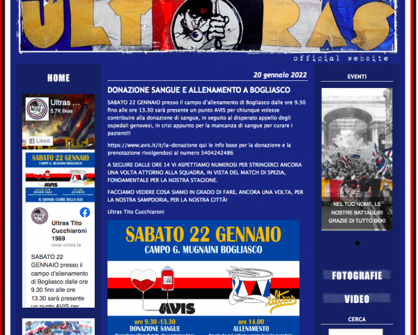 Sampdoria Ultras Tito Giampaolo