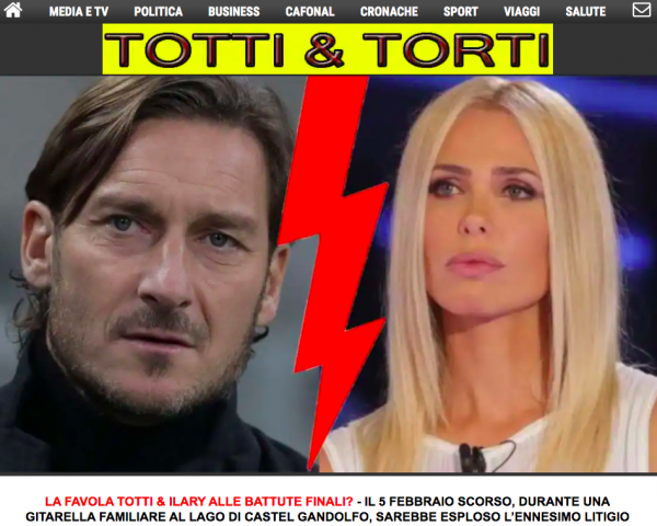 Roma Totti Ilary