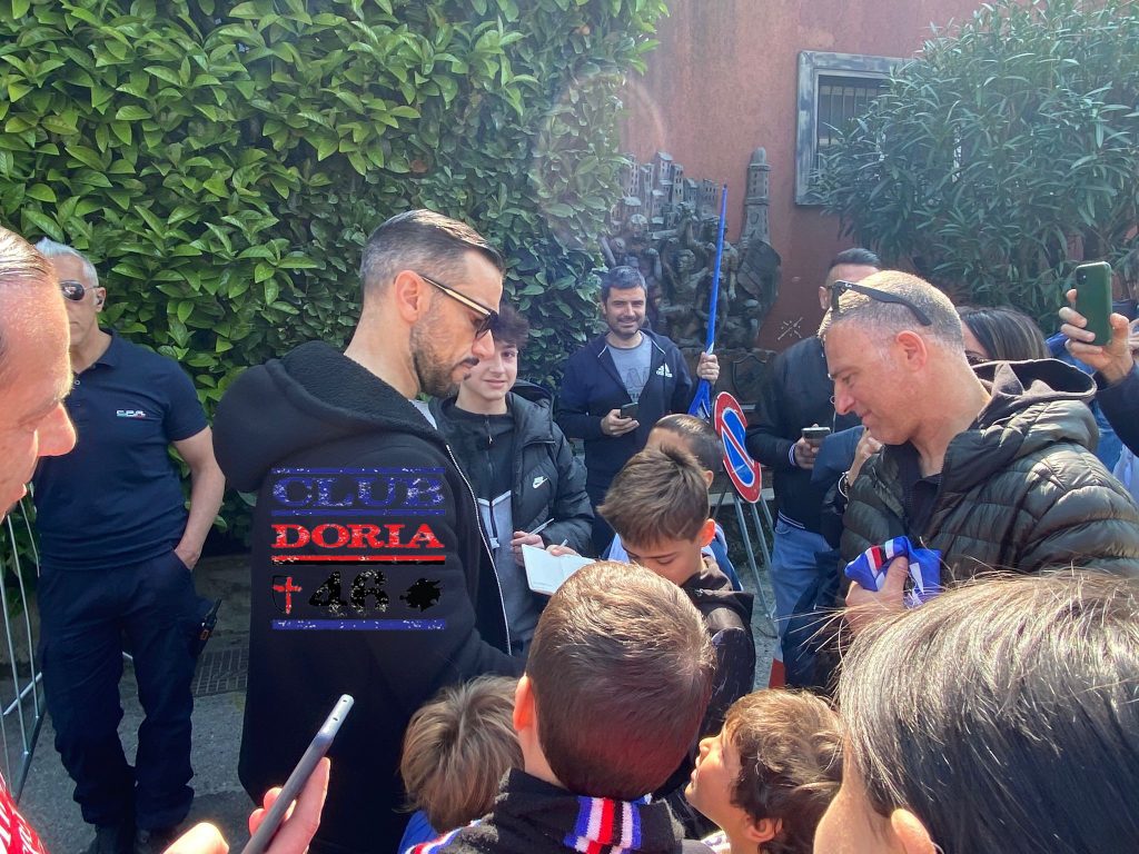 Sampdoria Bogliasco tifosi autografi foto