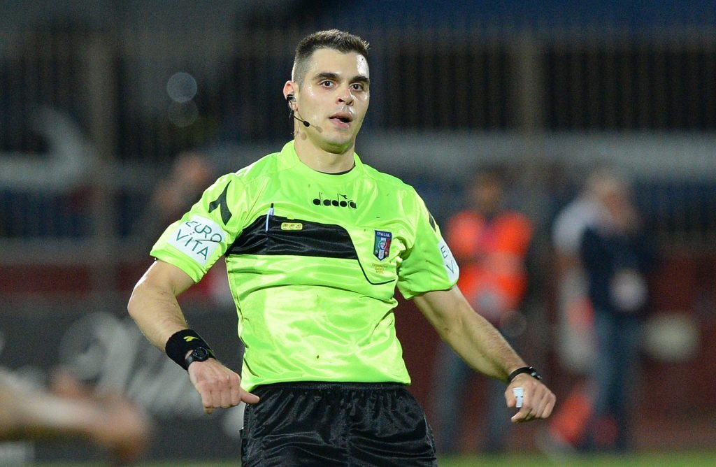 spezia sampdoria arbitro designato