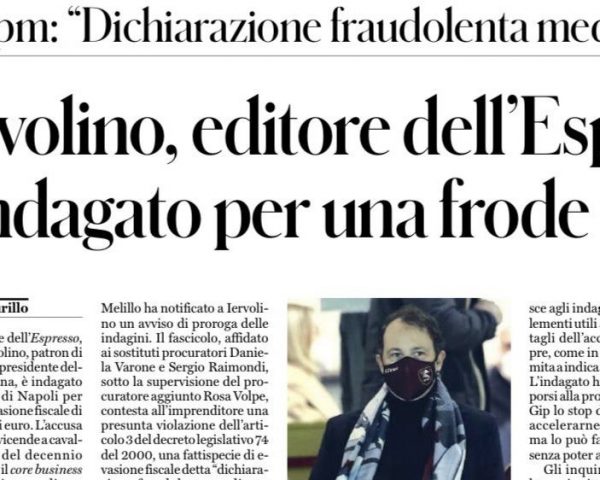 Ervolino Presidente Salernitana Indagato
