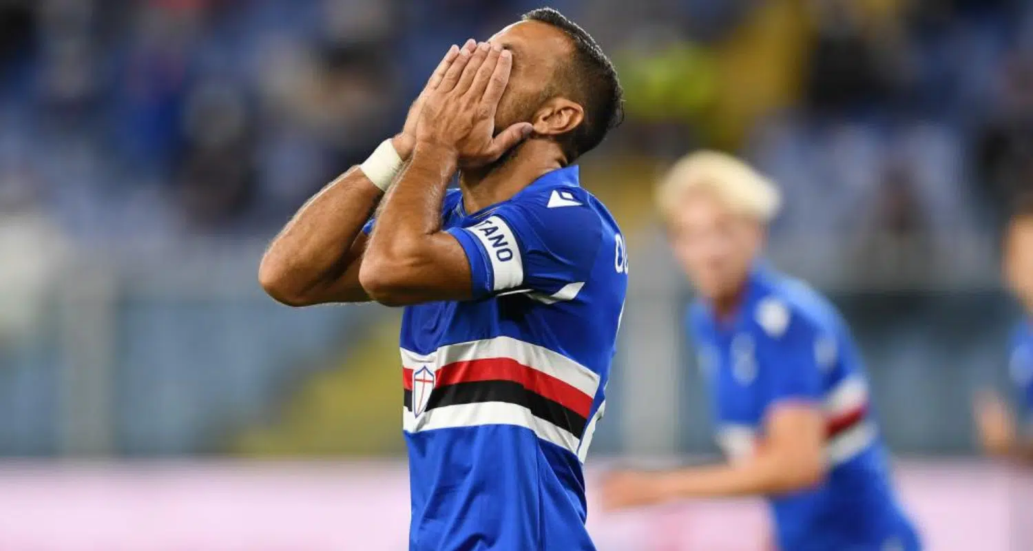 Spezia Sampdoria Fabio Quagliarella