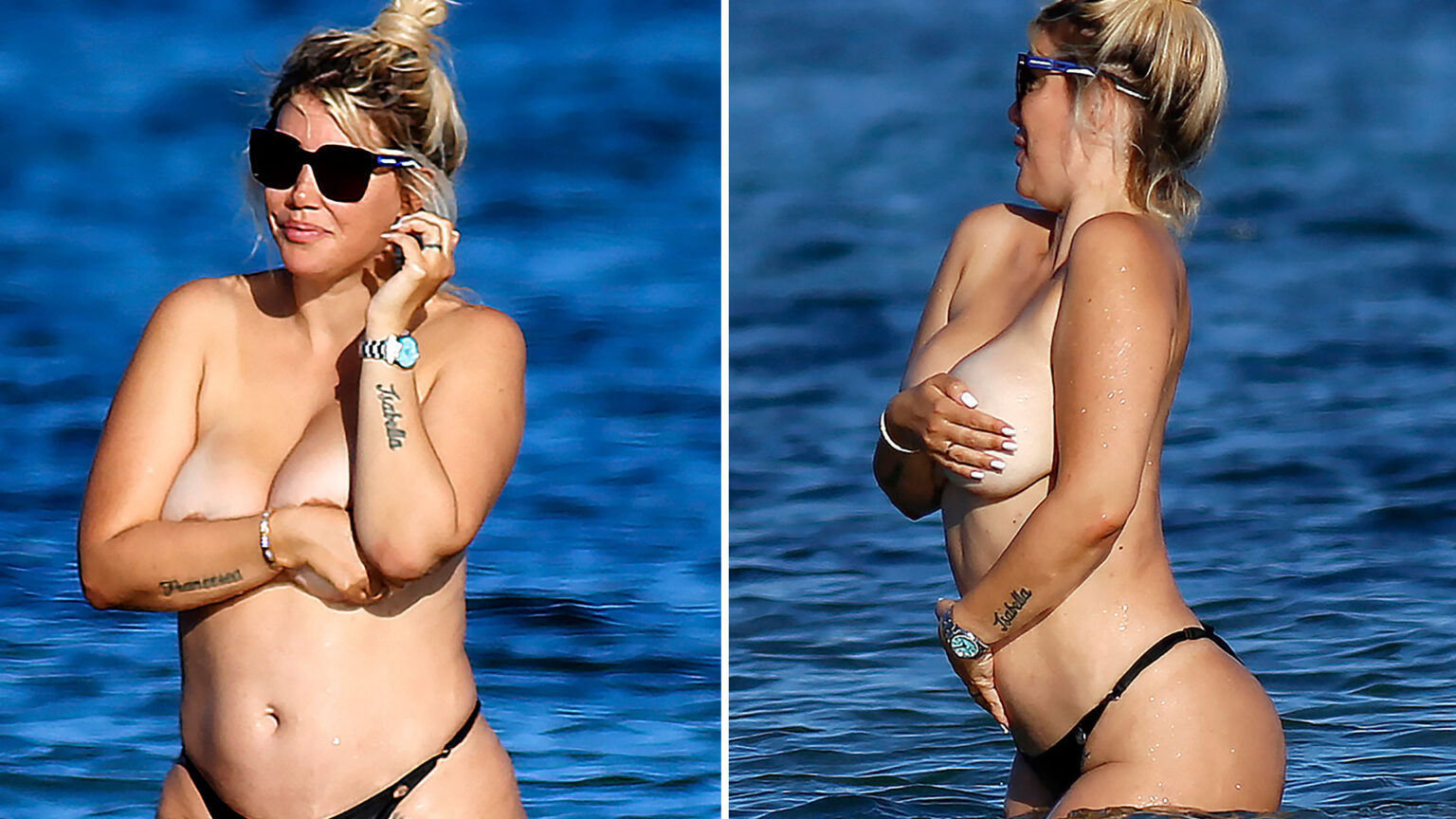 Wanda Nara hot Spagna