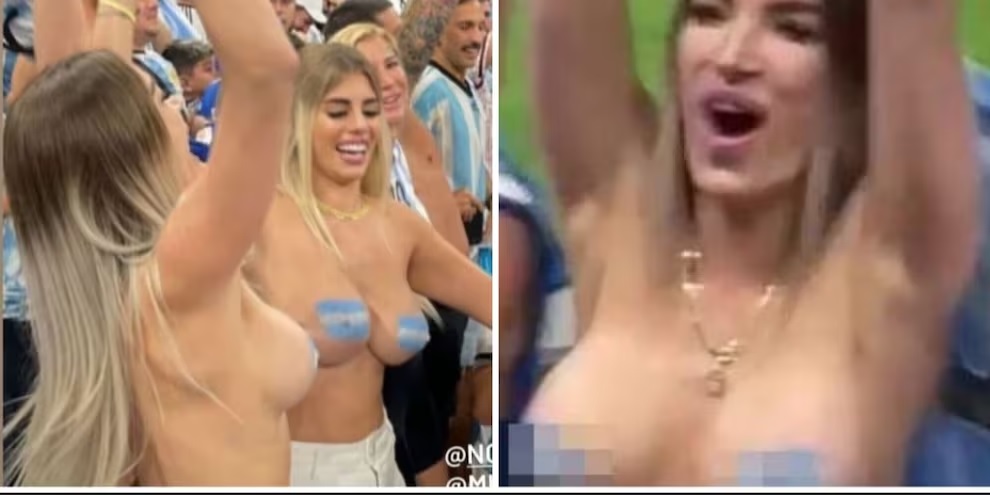 Mondiali Argentina topless