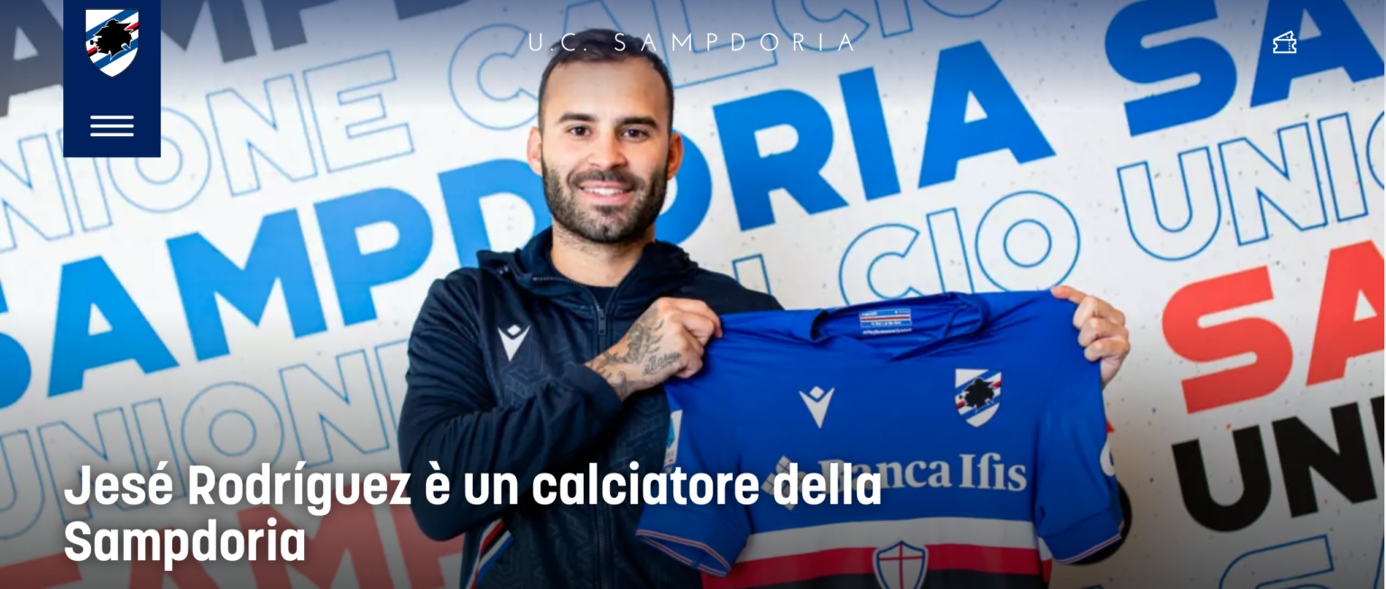 Sampdoria Jesè Genova