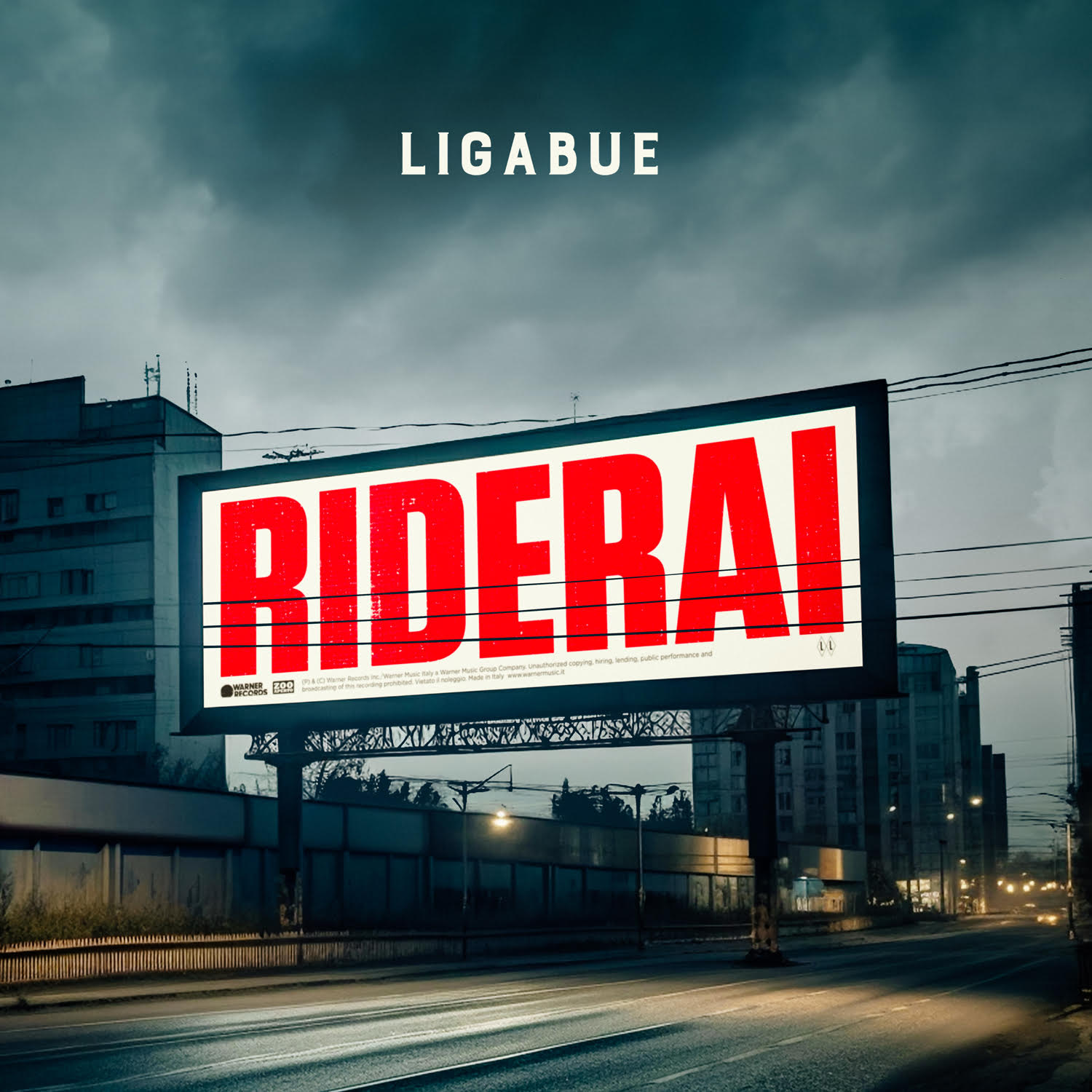 Luciano Ligabue Milano Singolo Riderei