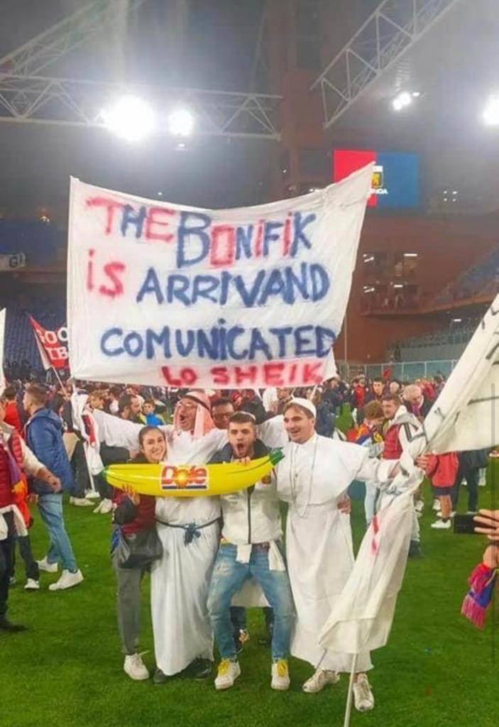sampdoria funerale genoa al thani