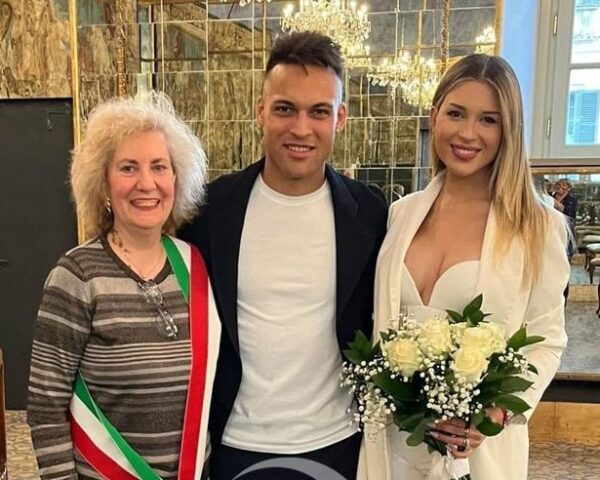 Inter Lautaro Martinez Agustina Gandolfo